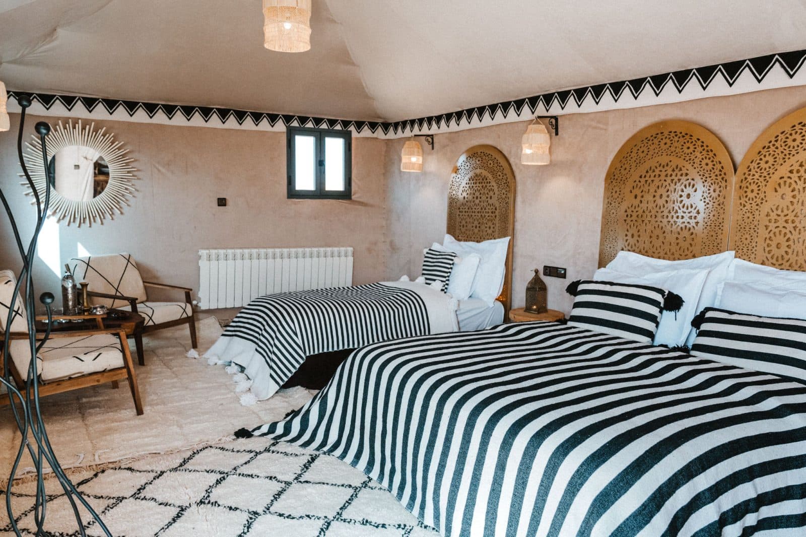 Tiziri tent interior