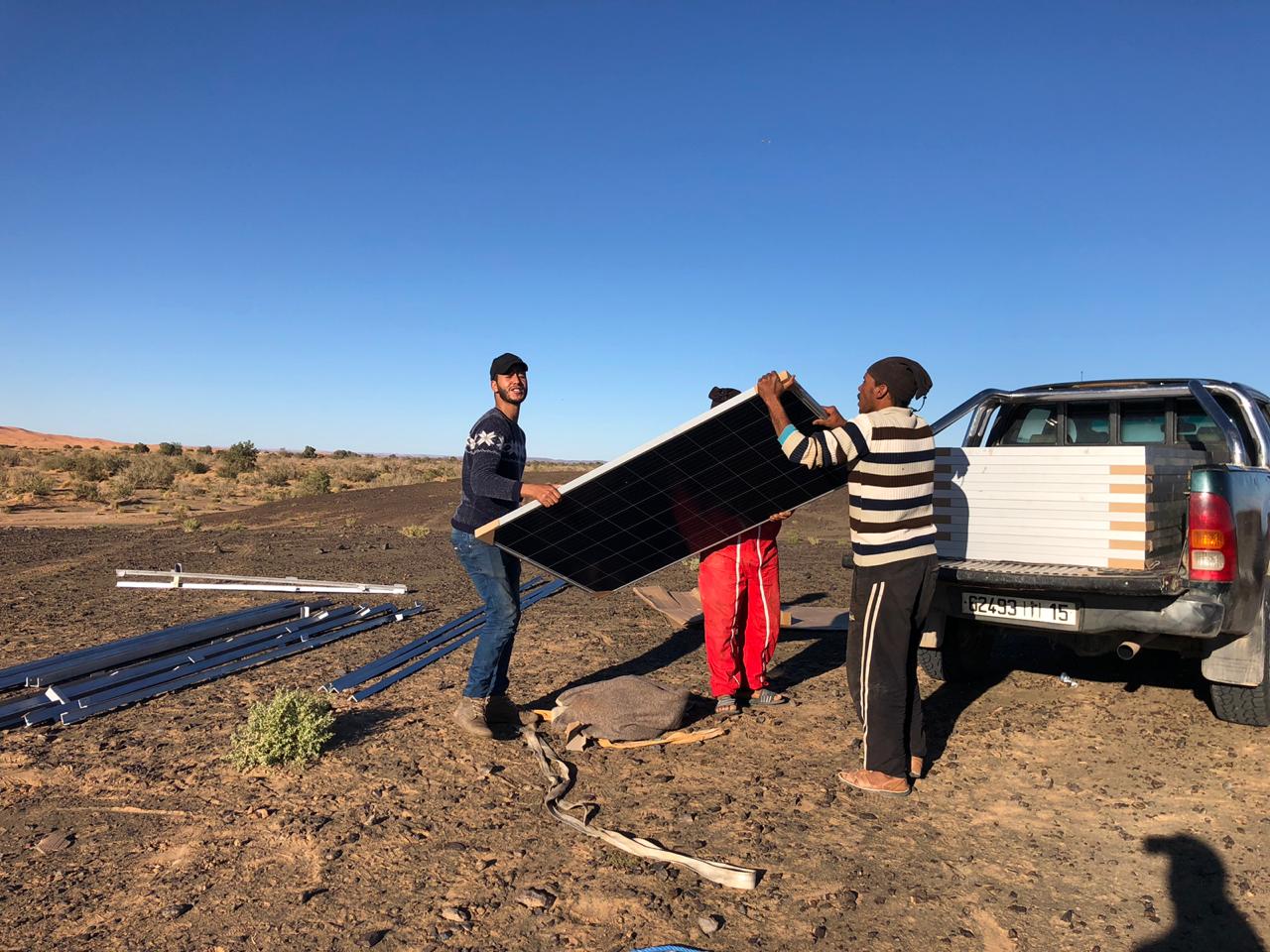 Solar Panels | Tiziri Camp Build