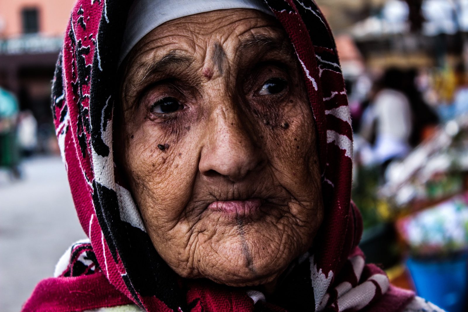 old woman Face Tattoo Pixabay